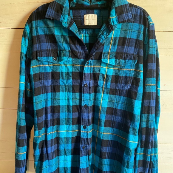 Mens American Eagle Flannel - Picture 1 of 2